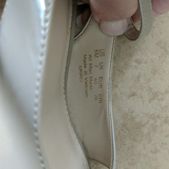 Franco Sarto nude ankle strap heels - Picture 5 of 5